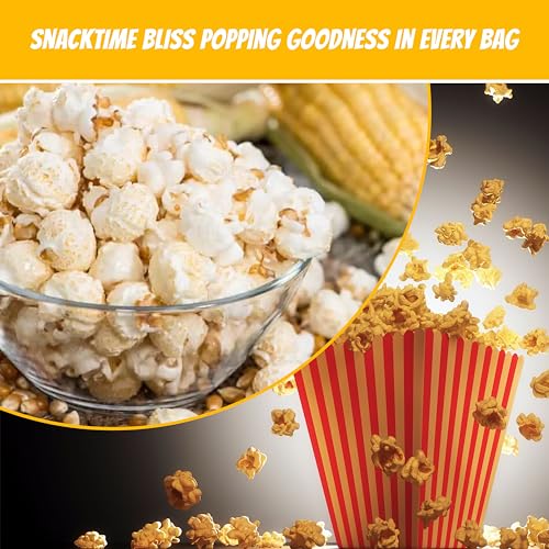 Dairy-free gluten-free Perfectware popcorn on pantry shelf.