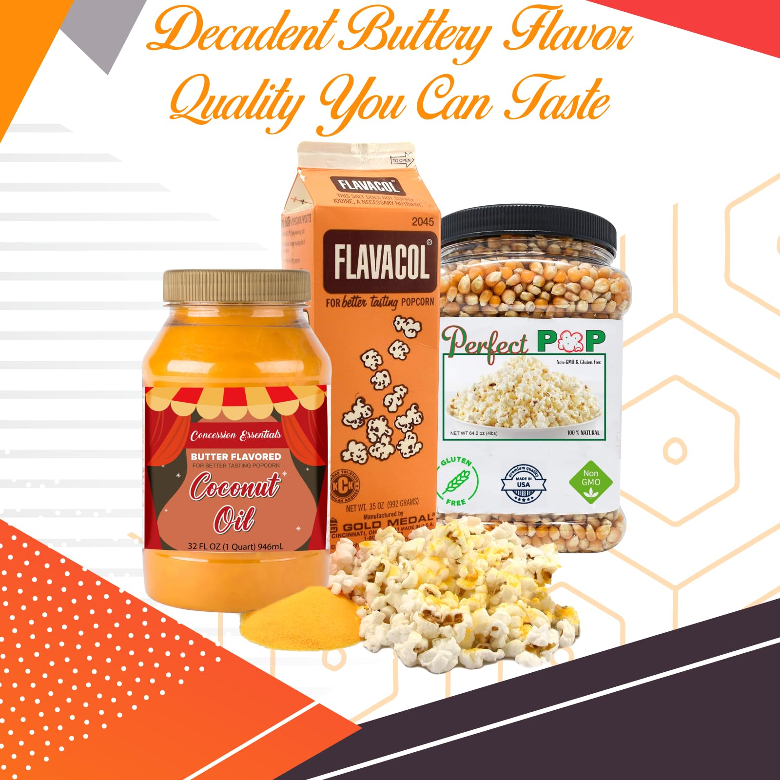 Perfectware Popcorn Kit turns movie night into a tasty snack.