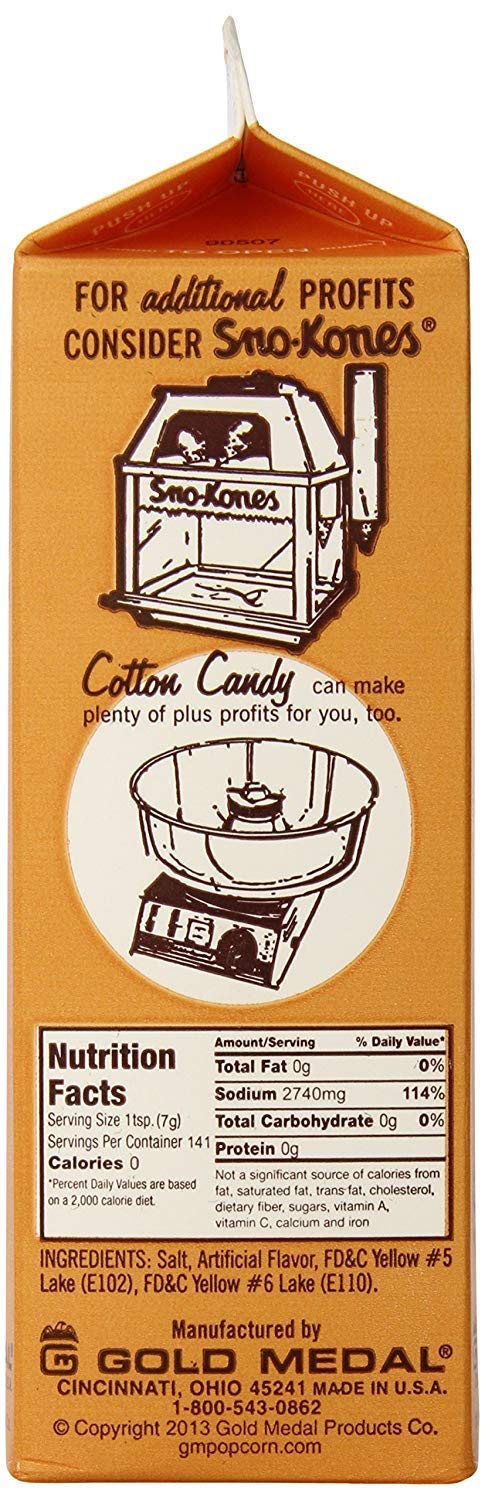 Perfectware PW Flavacol 2CT helps recreate theater popcorn at home.