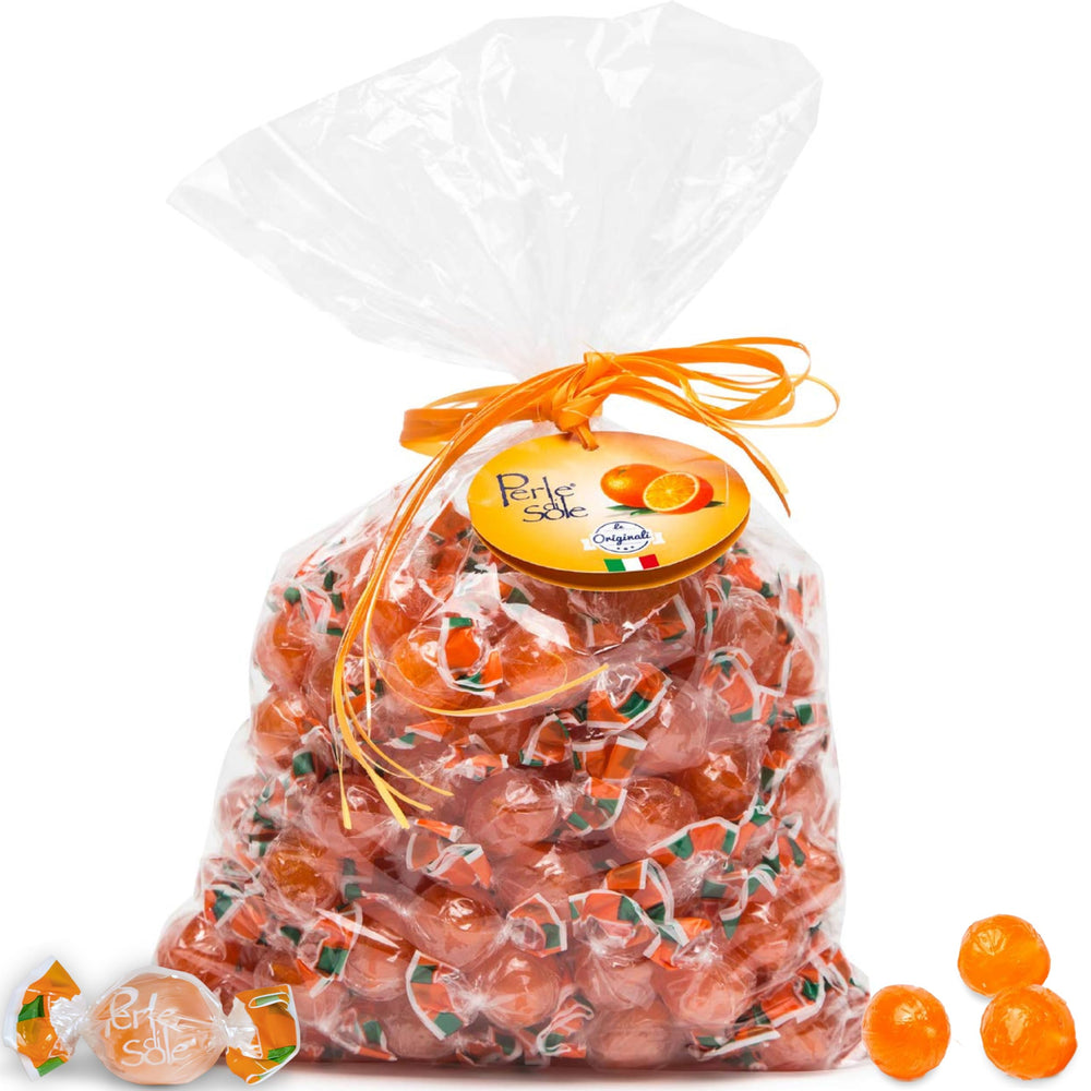 Perle di Sole Amalfi orange drops bottle with bright citrus flavor