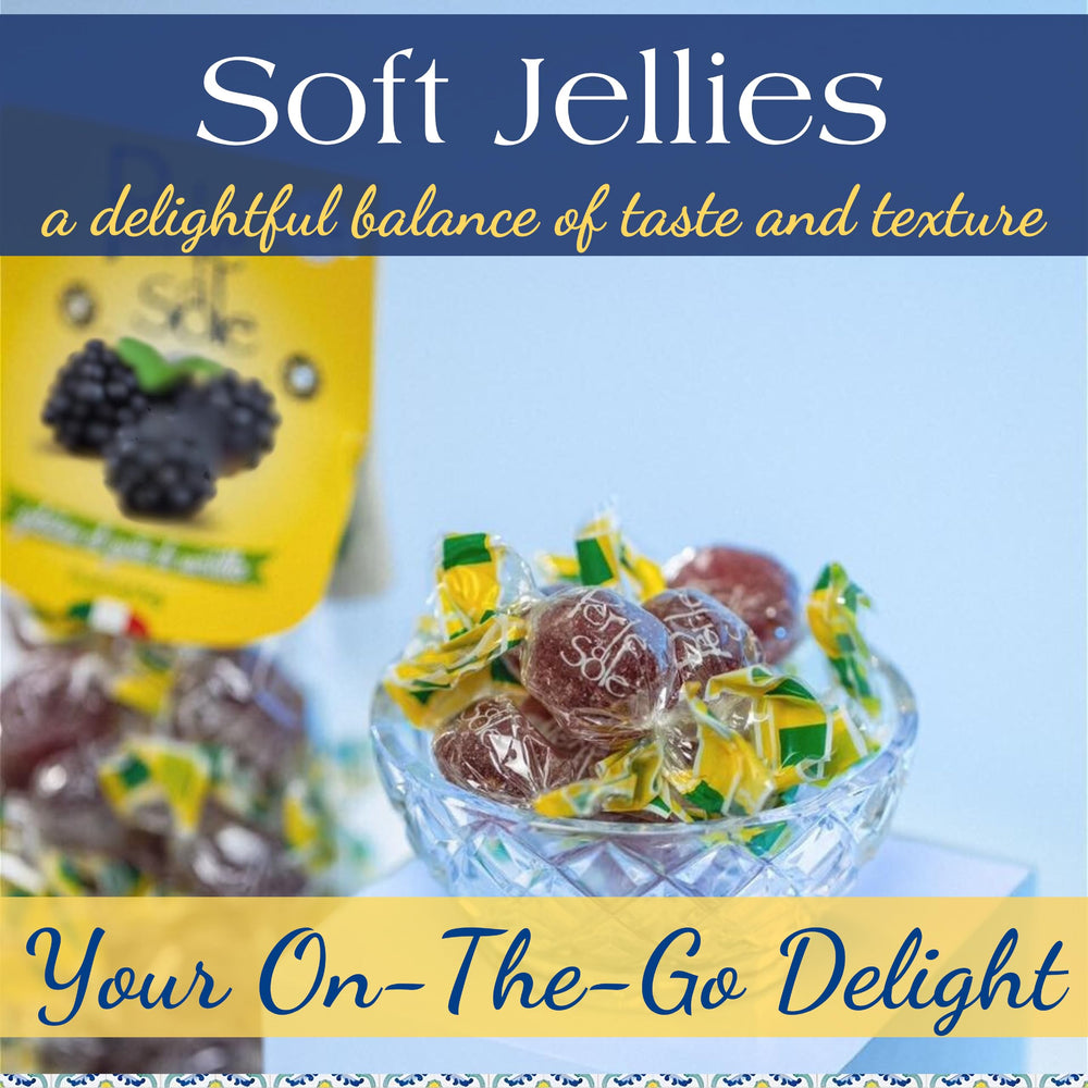 Perle di Sole jellies gift-ready Italian candy.