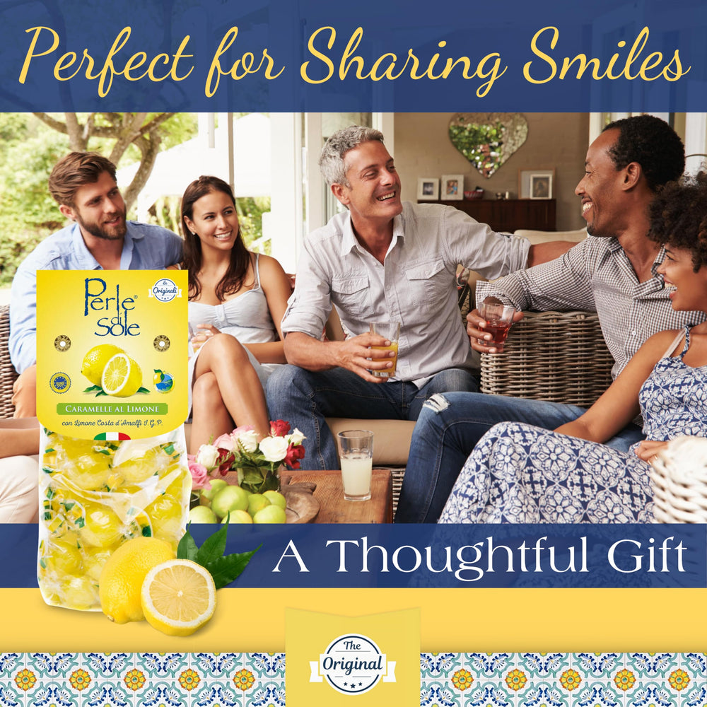 Capri memory vibe from Perle di Sole Lemon Drops for vacation nostalgia.