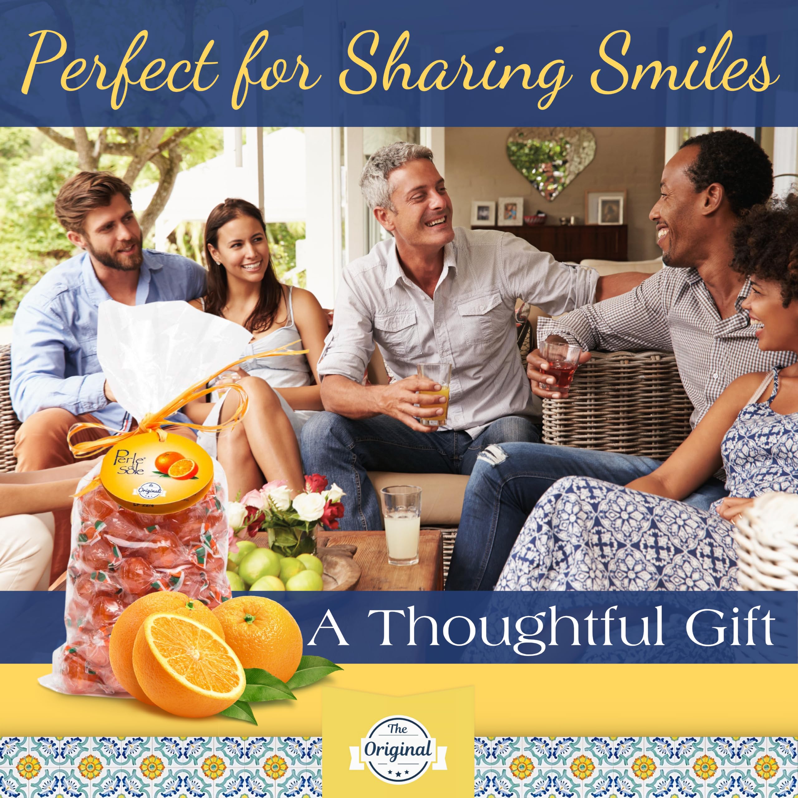 Perle di Sole office snack, brightening breaks with tart-sweet citrus.