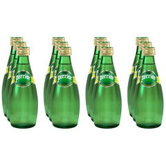 Perrier 11 oz glass bottle with lively bubbles for premium hydration
