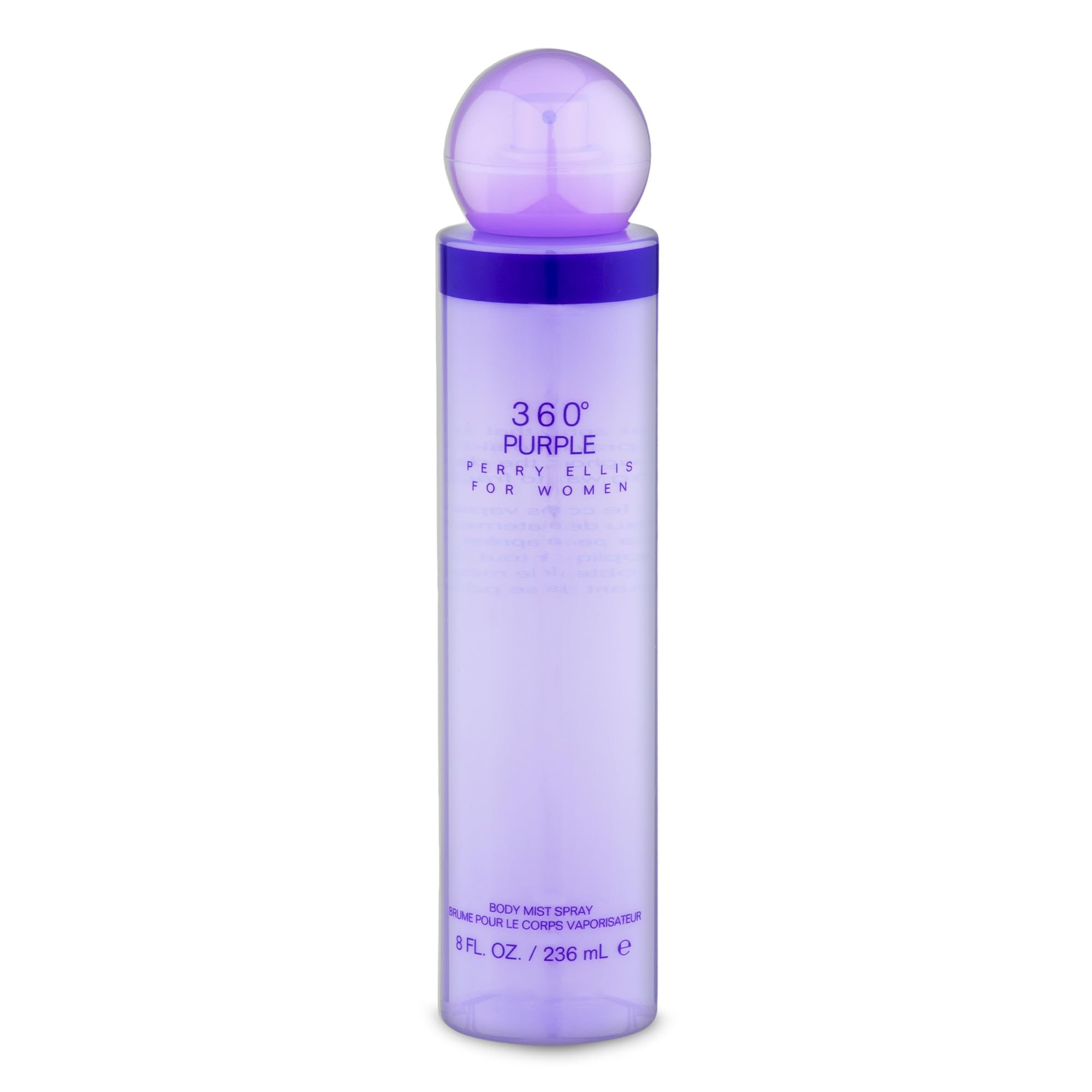 Perry Ellis 360 Purple bottle cap close-up for everyday refresh.