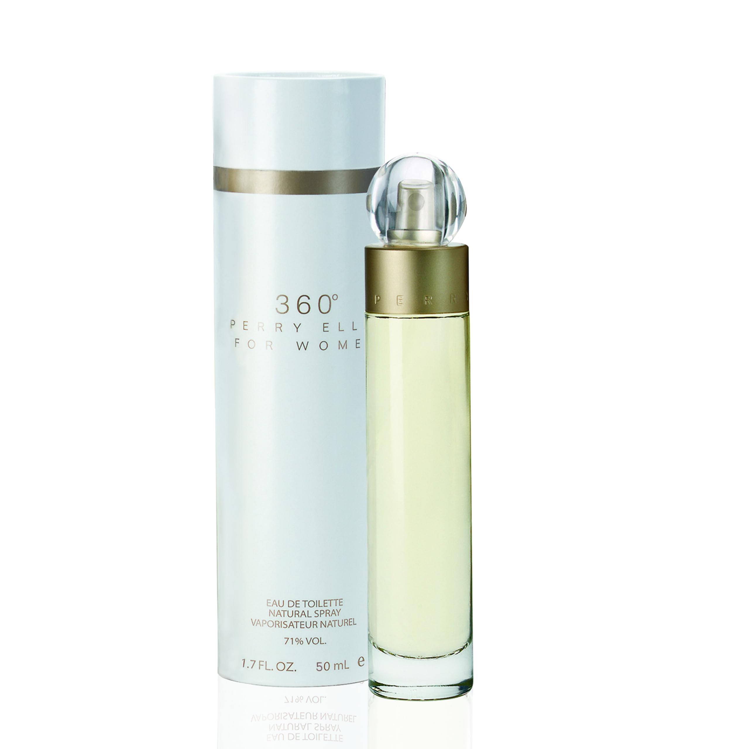 Perry Ellis 360 EDT application, quick spritz to elevate daytime outfits.