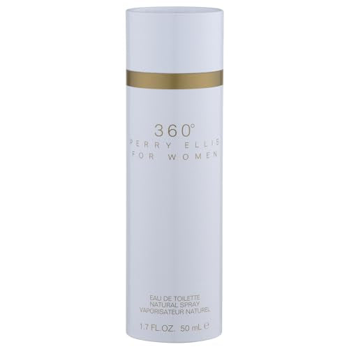 Perry Ellis 360 EDT spray mist, easy application for all-day freshness.