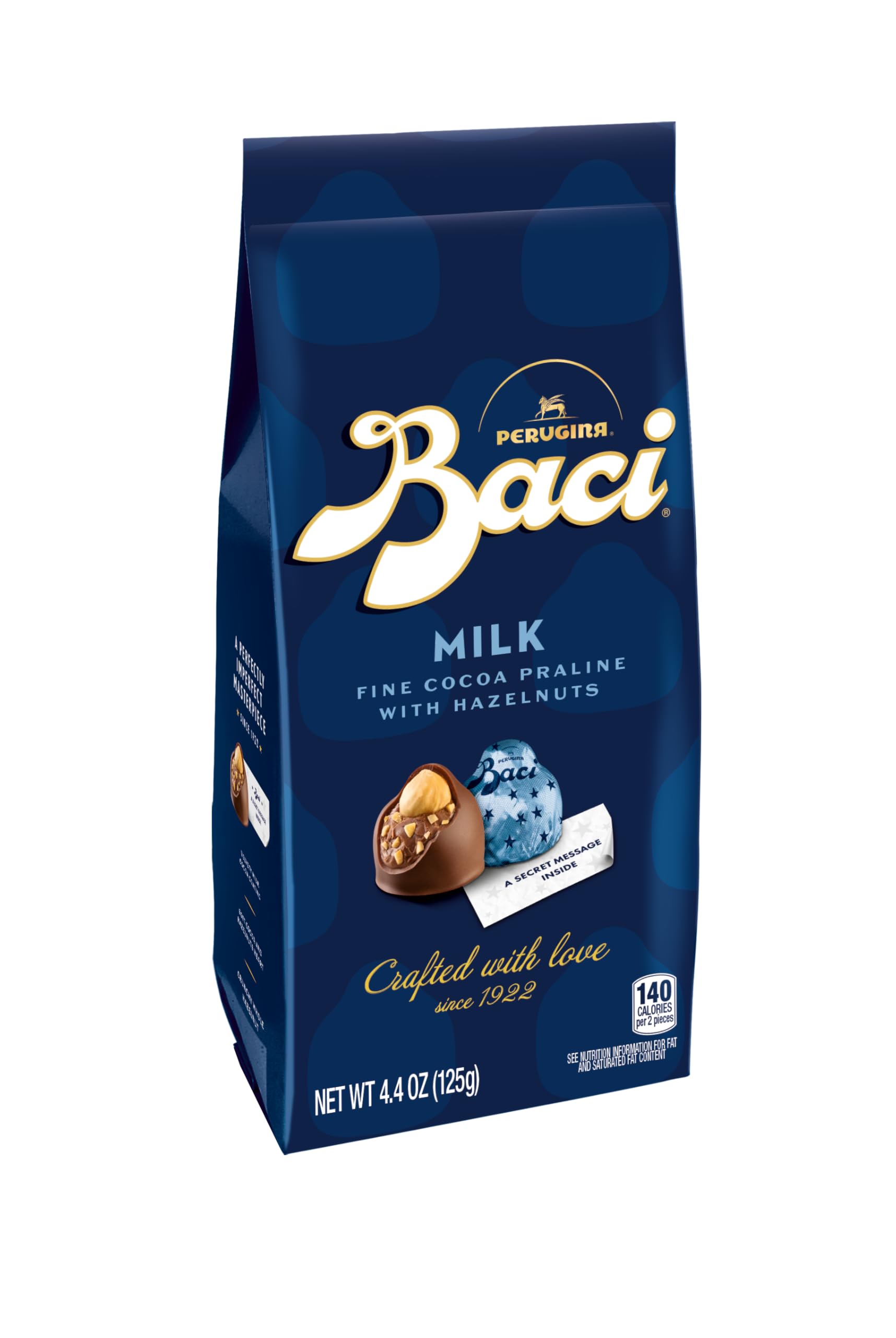 Perugina milk chocolate truffle bag with elegant packaging for gifting or sharing.