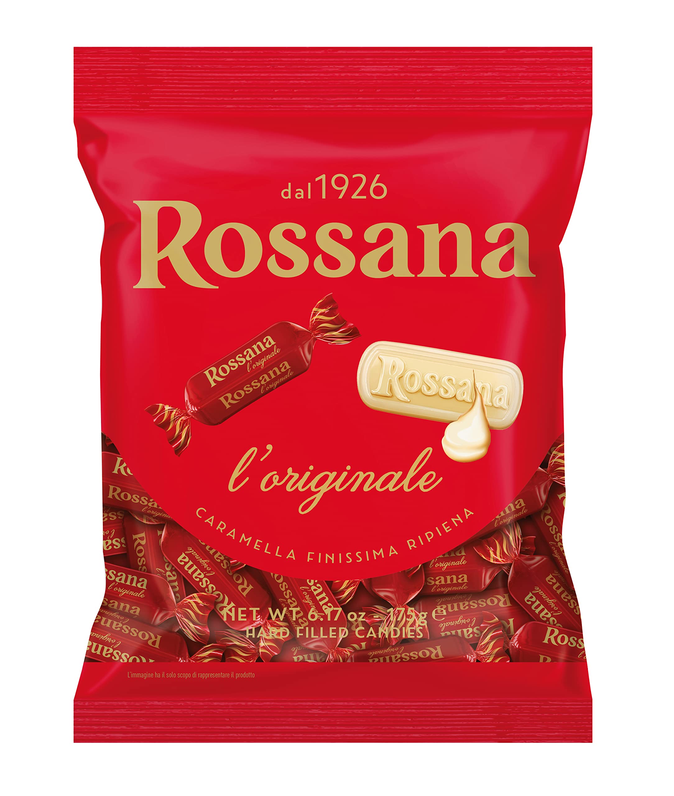 Perugina Rossana red dress candy with creamy center ideal for gifting