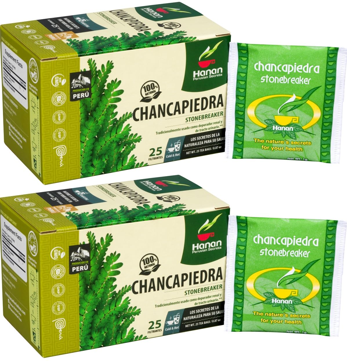 Peruvian Naturals Hanan Chanca Piedra Tea box for daily wellness ritual