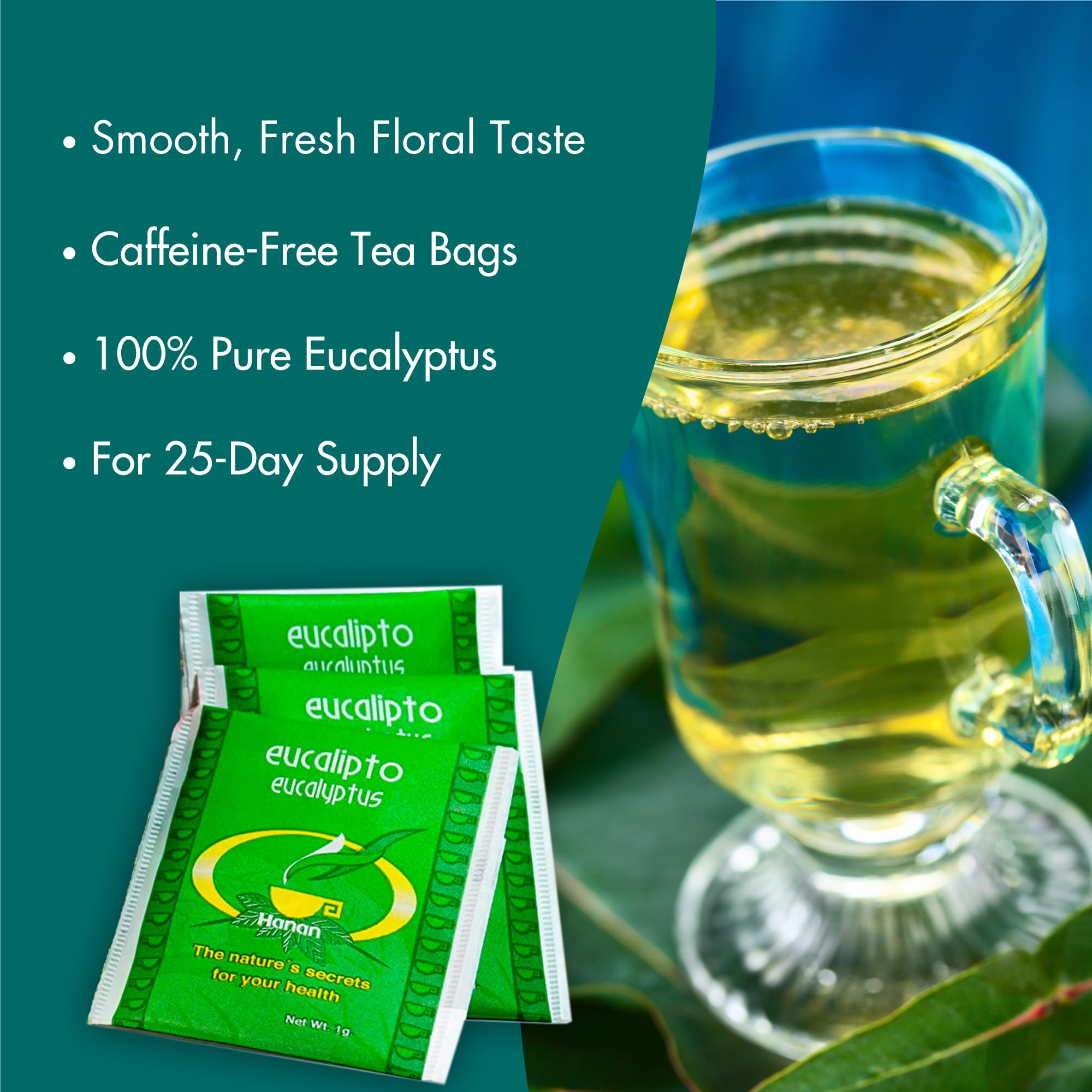 Peruvian Naturals Hanan tea bags with resealable packaging