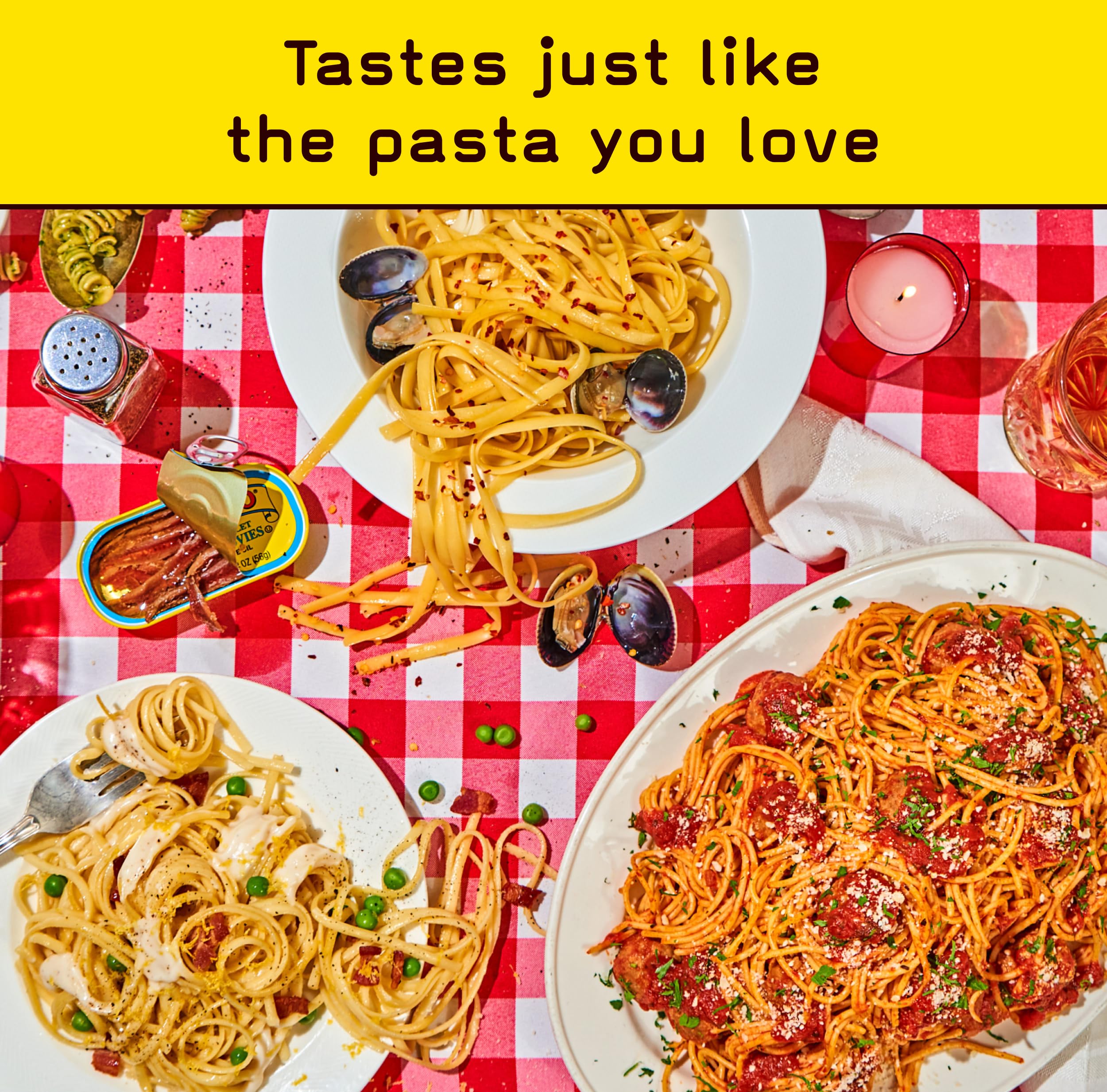 Pete's Pasta protein 17g option, a protein-forward pasta base.