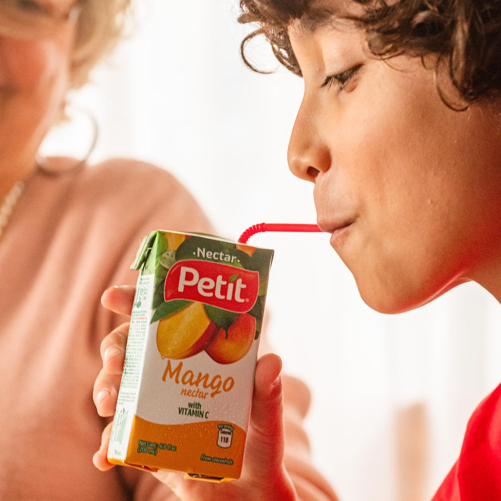 Petit Mango Nectar on-the-go pack for busy days.