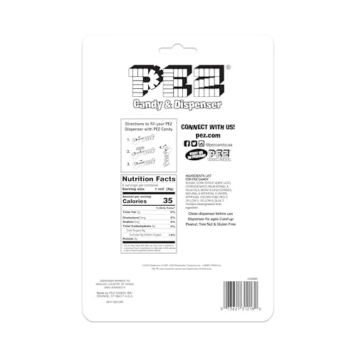 PEZ Pokemon Clips mini Pokeball dispenser on bag clip for easy access.