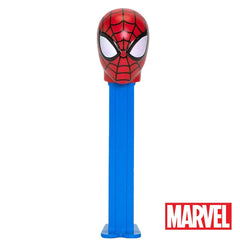 PEZ Spider-Man party favors display, great for superhero celebrations and gift bags.
