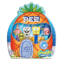 PEZ SpongeBob smiling dispenser ready for playful snacking moments