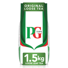 PG Tips loose-leaf tea leaves close-up reveals rich aroma for brewing.