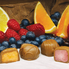 Assorted cream flavors including maple vanilla raspberry by Philadelphia Candies