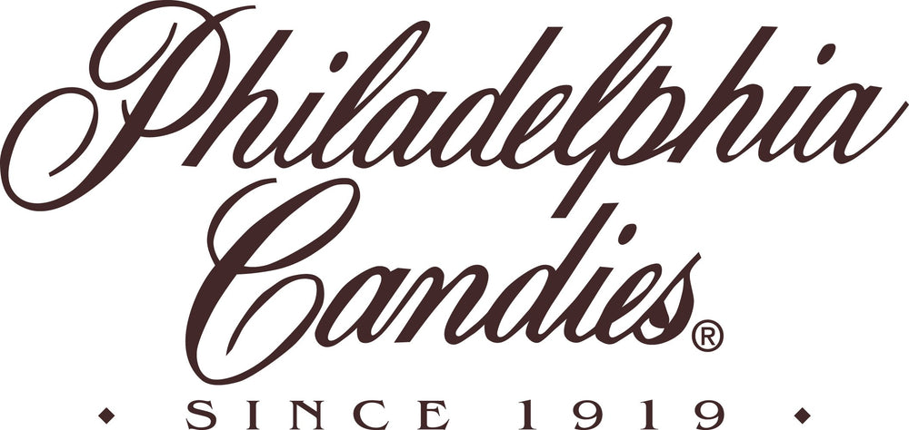 Gift wrap and personalized message option for Philadelphia Candies box