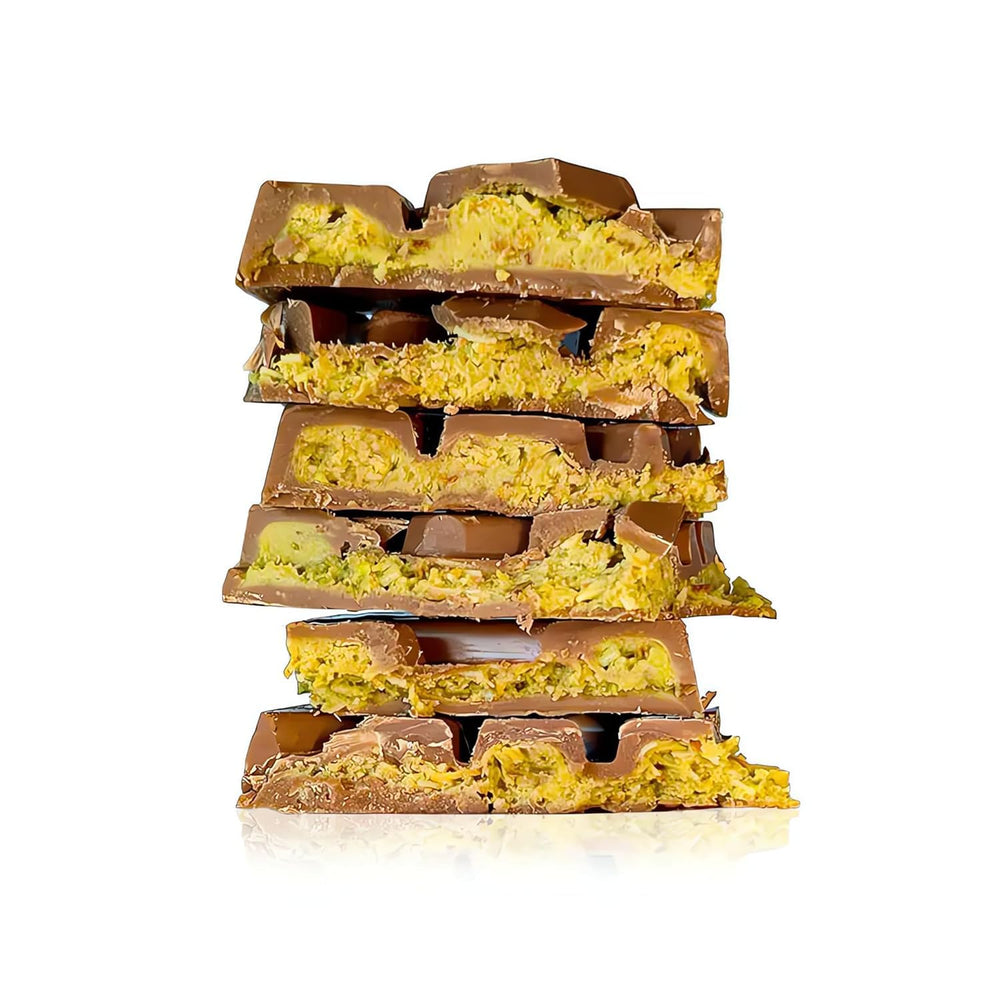 Brushed gold gift box packaging from Philadelphia Candies