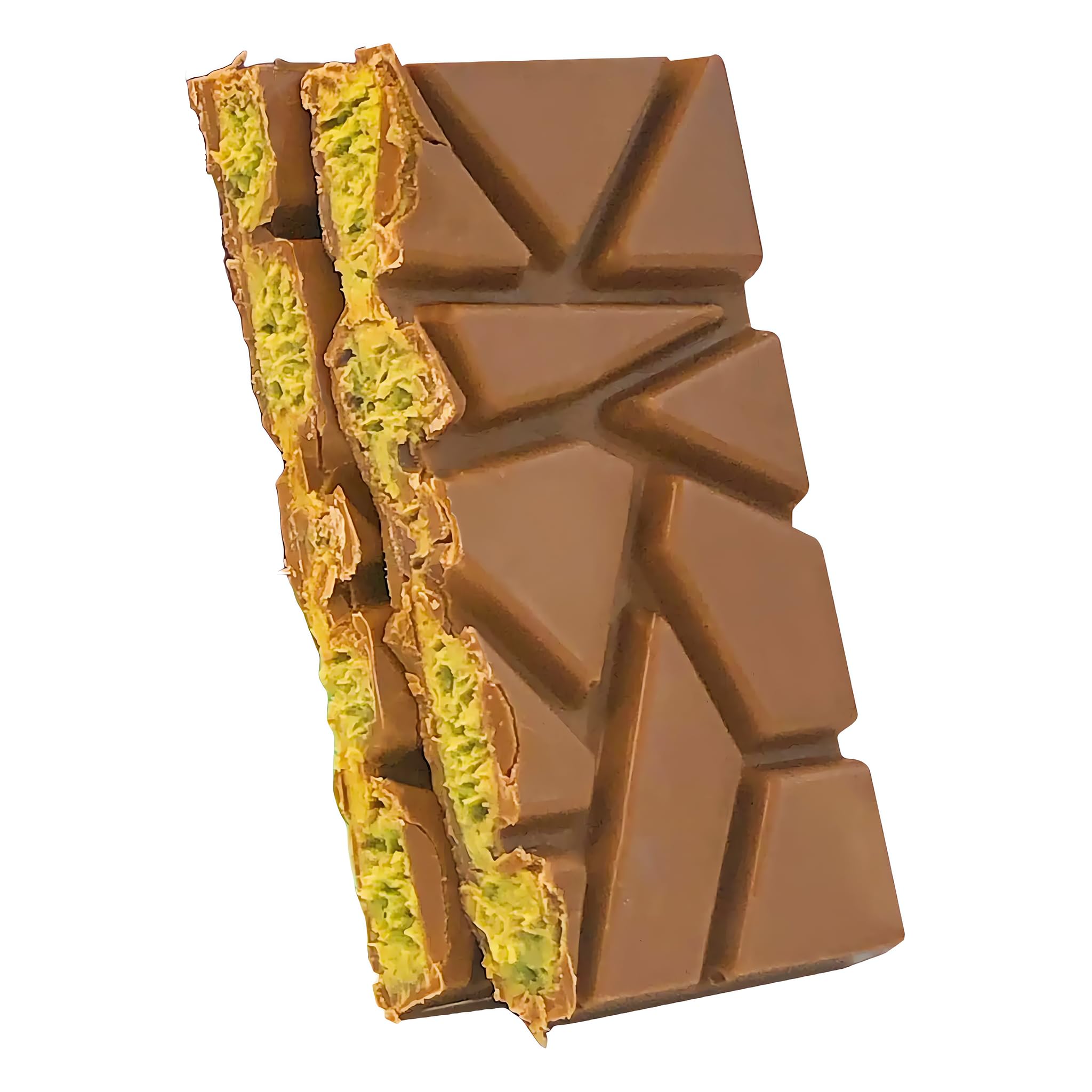 Detail of pistachio cream filling from Philadelphia Candies Dubai Style