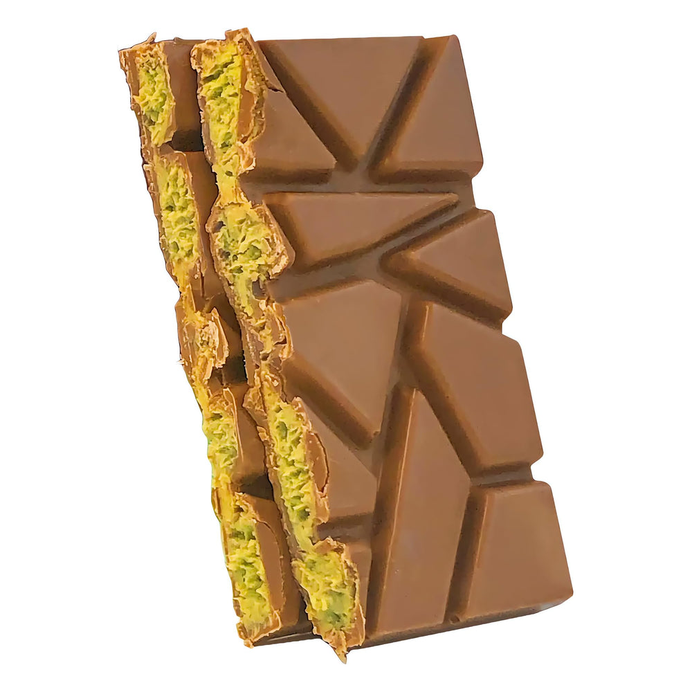 Detail of pistachio cream filling from Philadelphia Candies Dubai Style