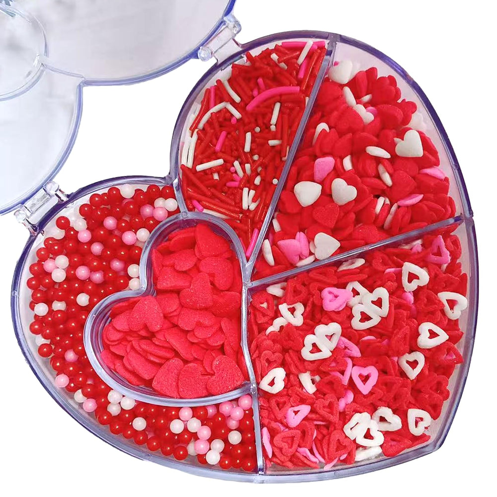 PhilaeEC Vanlentine sprinkles on cupcakes add festive color.
