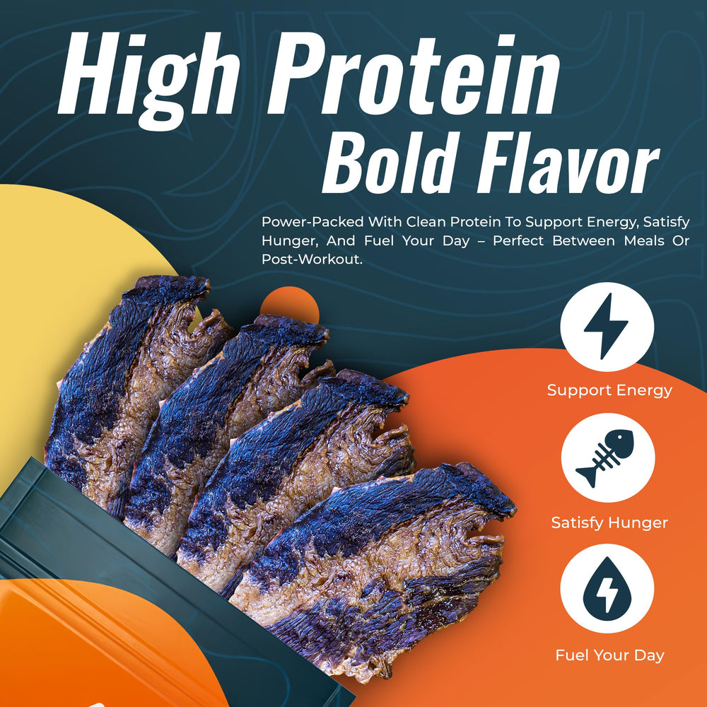 USA-made Phillips Beef Crisps showcasing premium meat snacking.