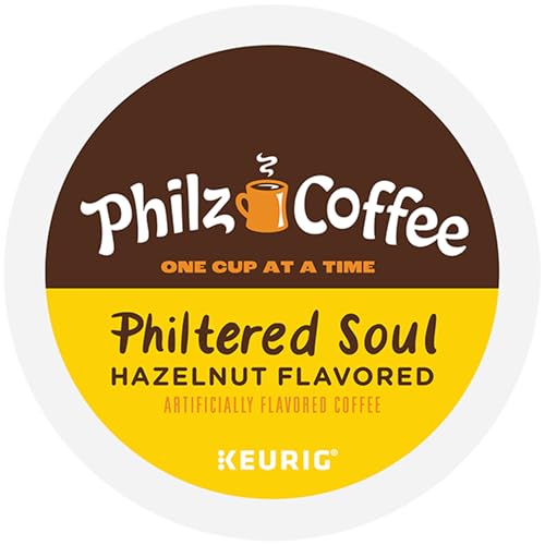K-Cup pod scene with a drizzle of coffee ready to pour.