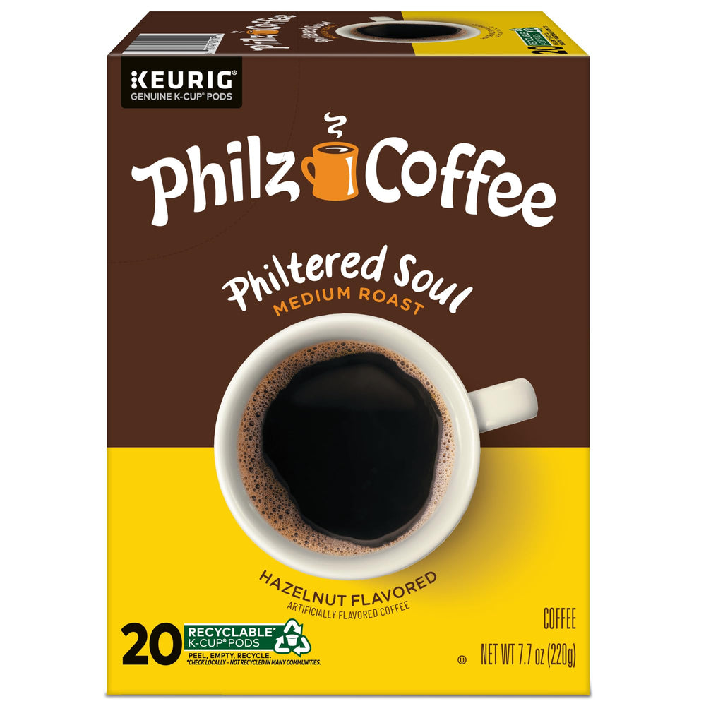 Hazelnut and maple notes hinted in a Philz Philtered Soul cup.