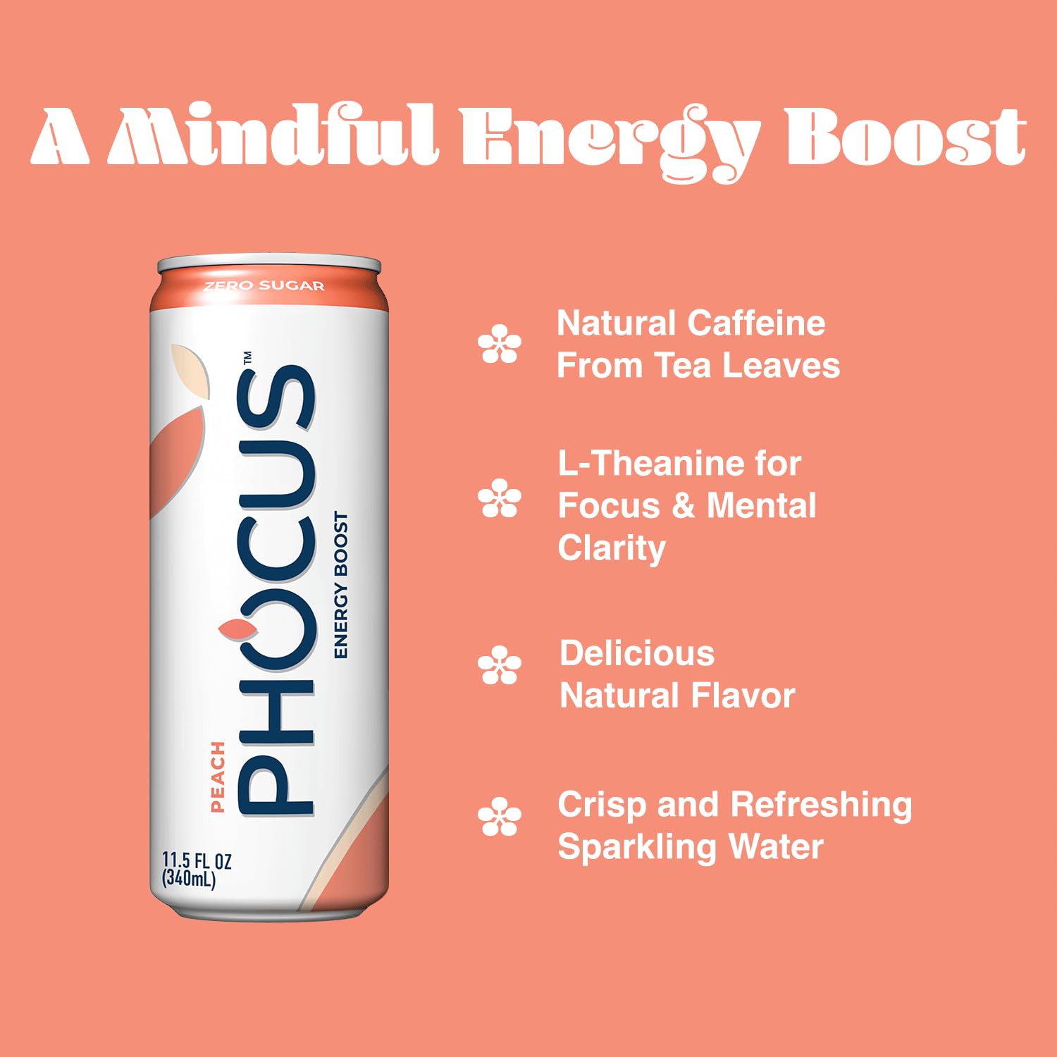 Phocus 12-pack display showing portable energy on the go.