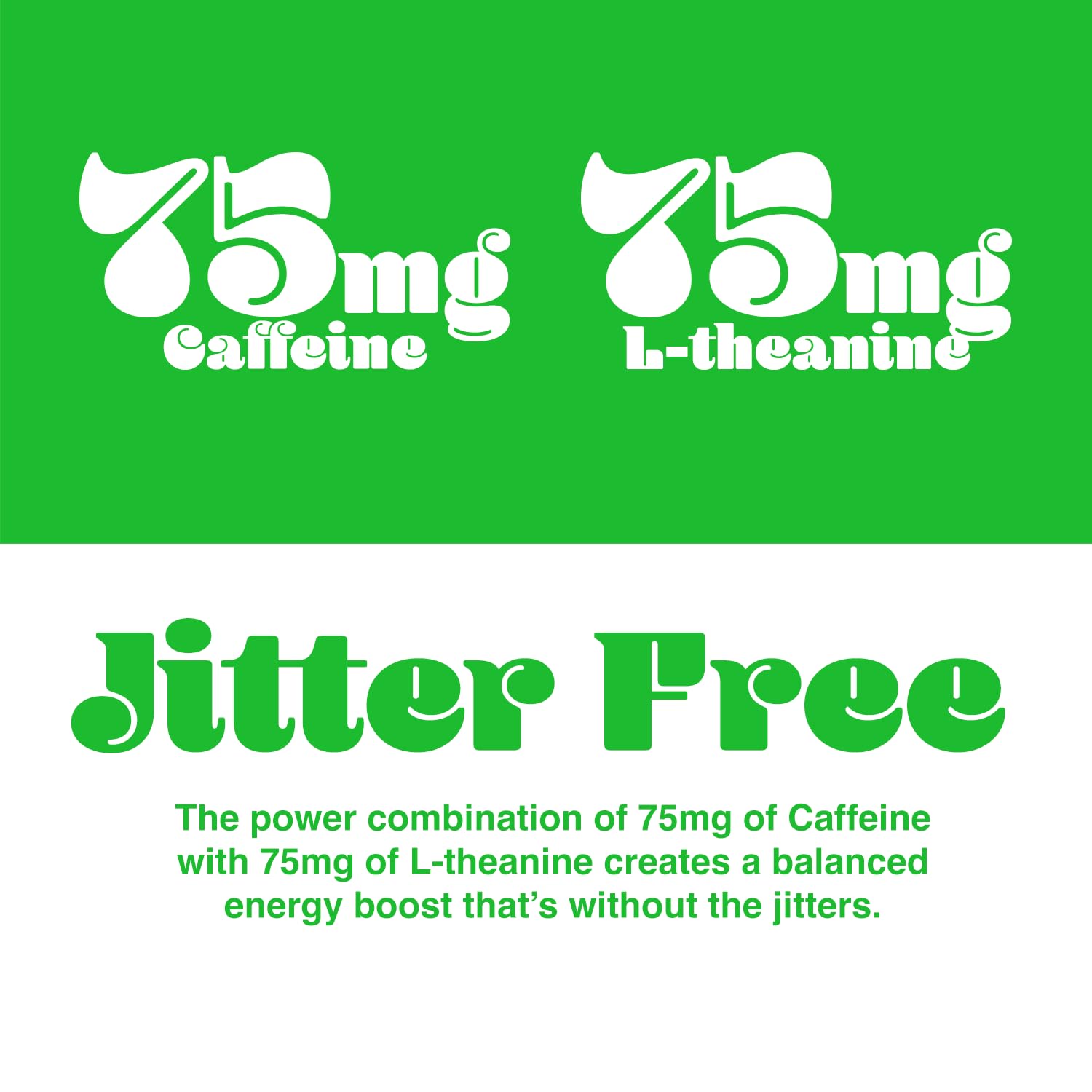 CLEAR CUT PHOCUS 75mg natural caffeine bottle closeup for steady focus