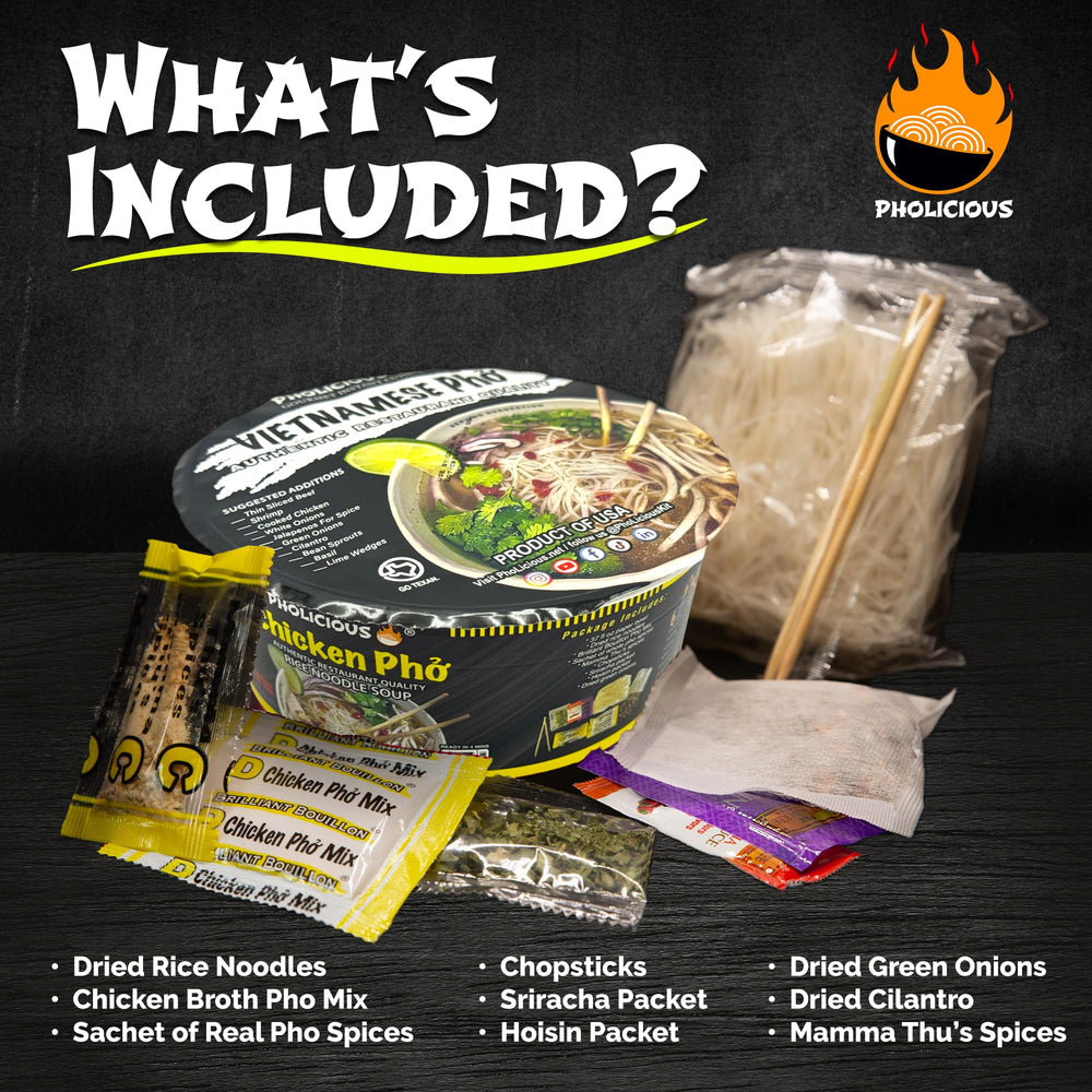 PhoLicious adding fresh vegetables for a customizable pho