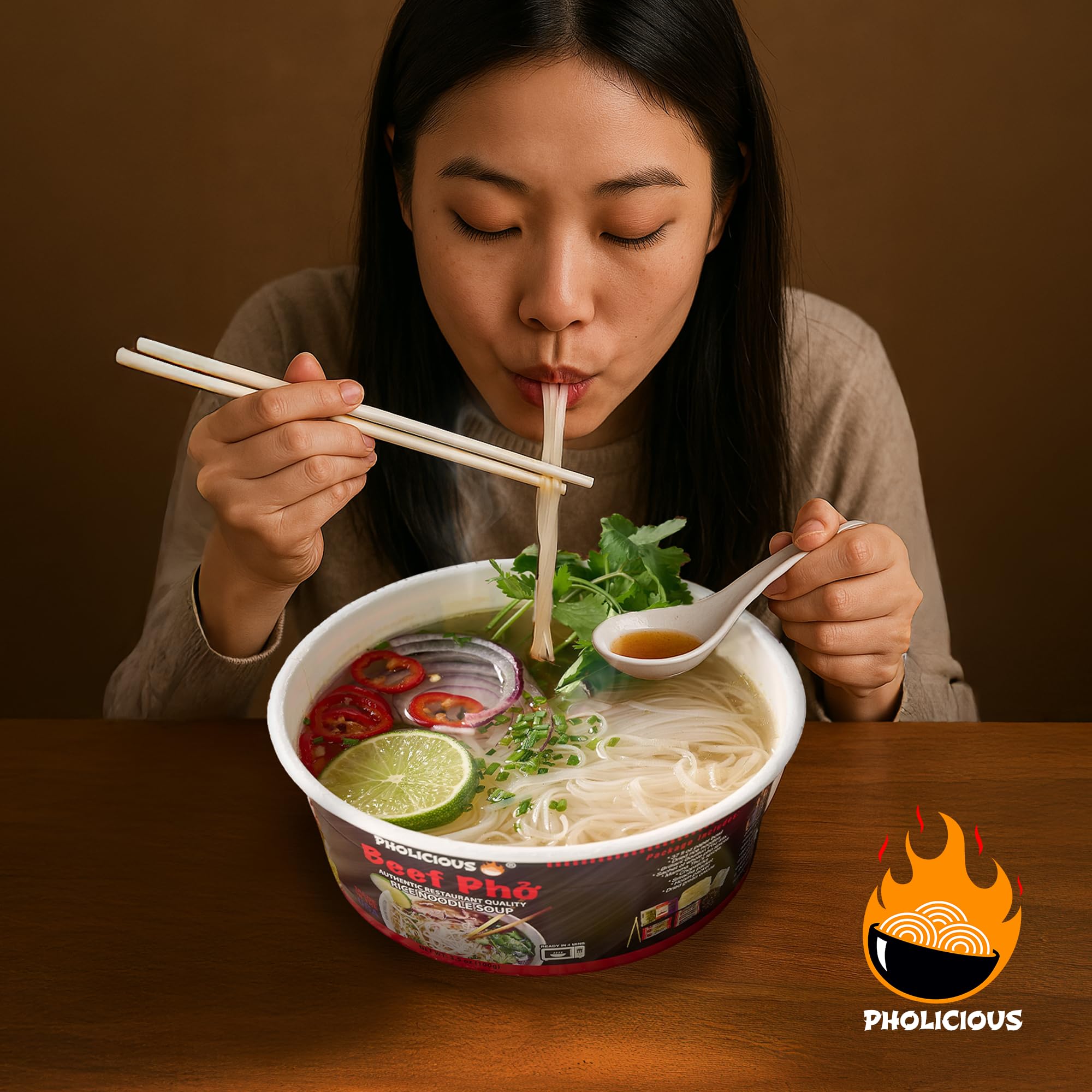 PhoLicious family-size pho serve for sharing meals.