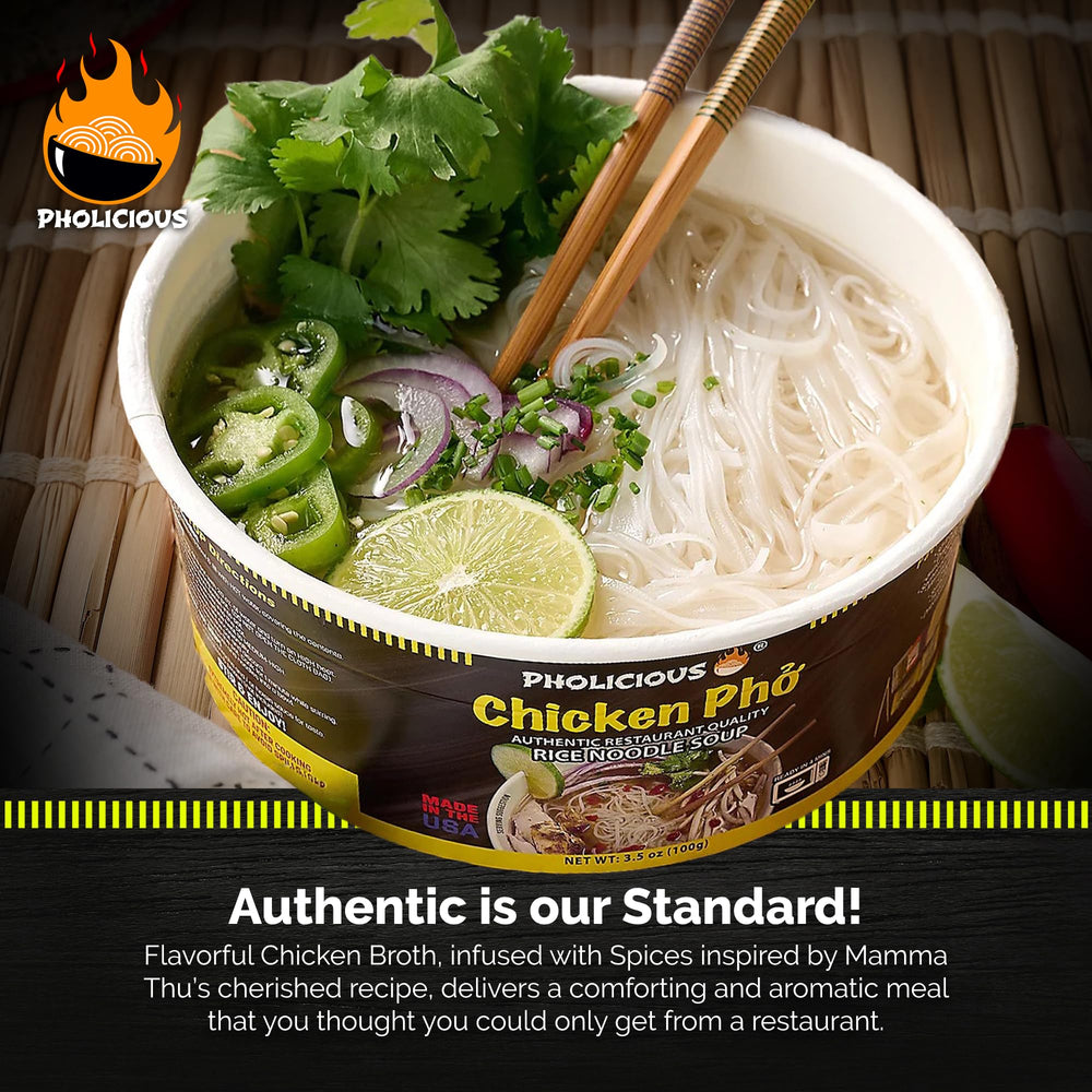 PhoLicious microwave-ready meal in a bowl