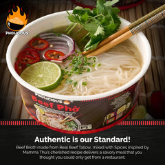 PhoLicious microwave-ready pho bowl for fast, comforting meals.