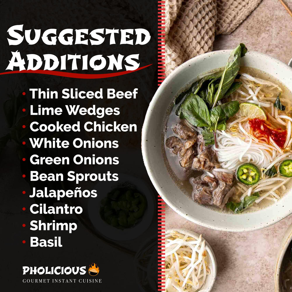 PhoLicious sriracha hoisin pack enhances spice and depth.