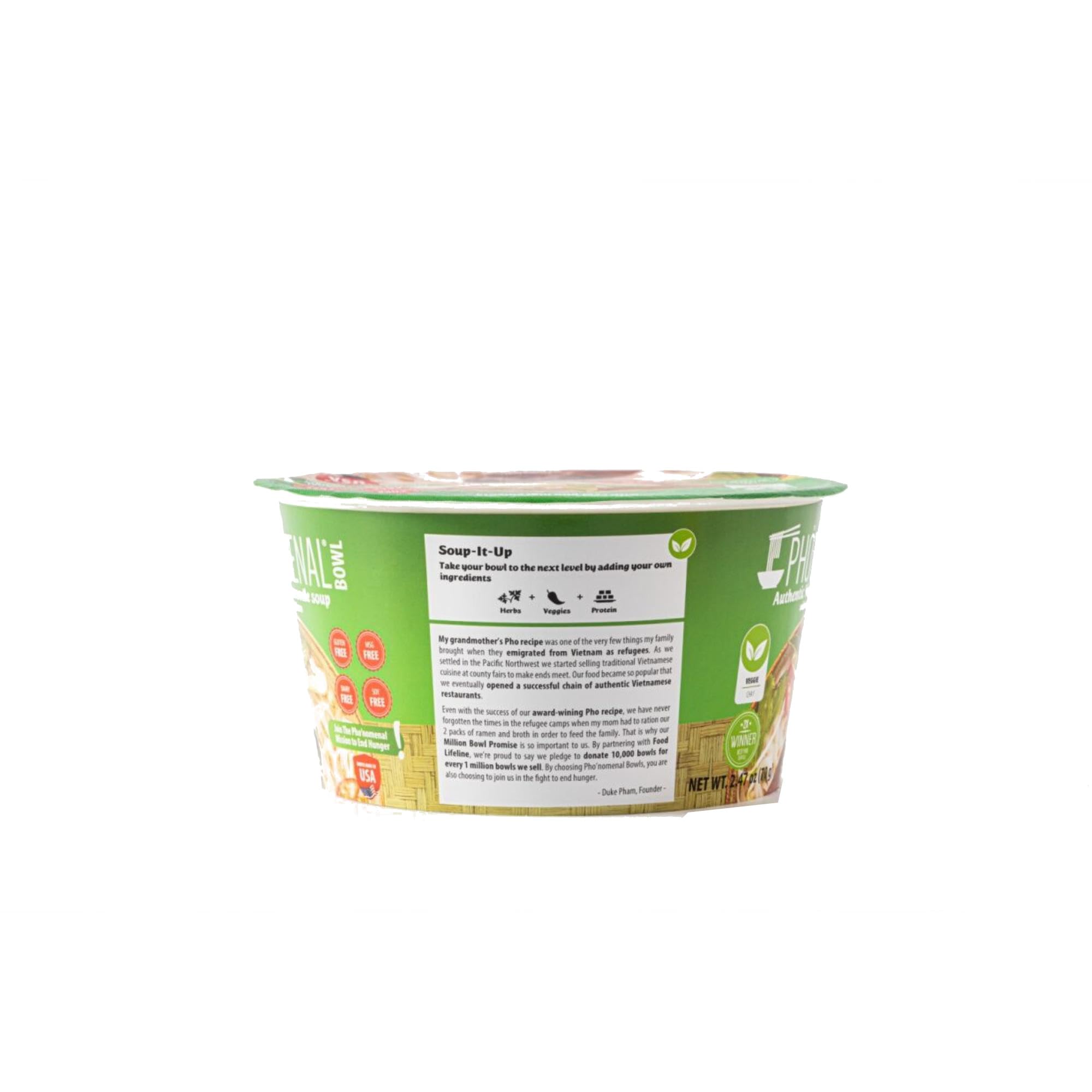 Pho'nomenal 6-bowl pack, great for families or meal prep.