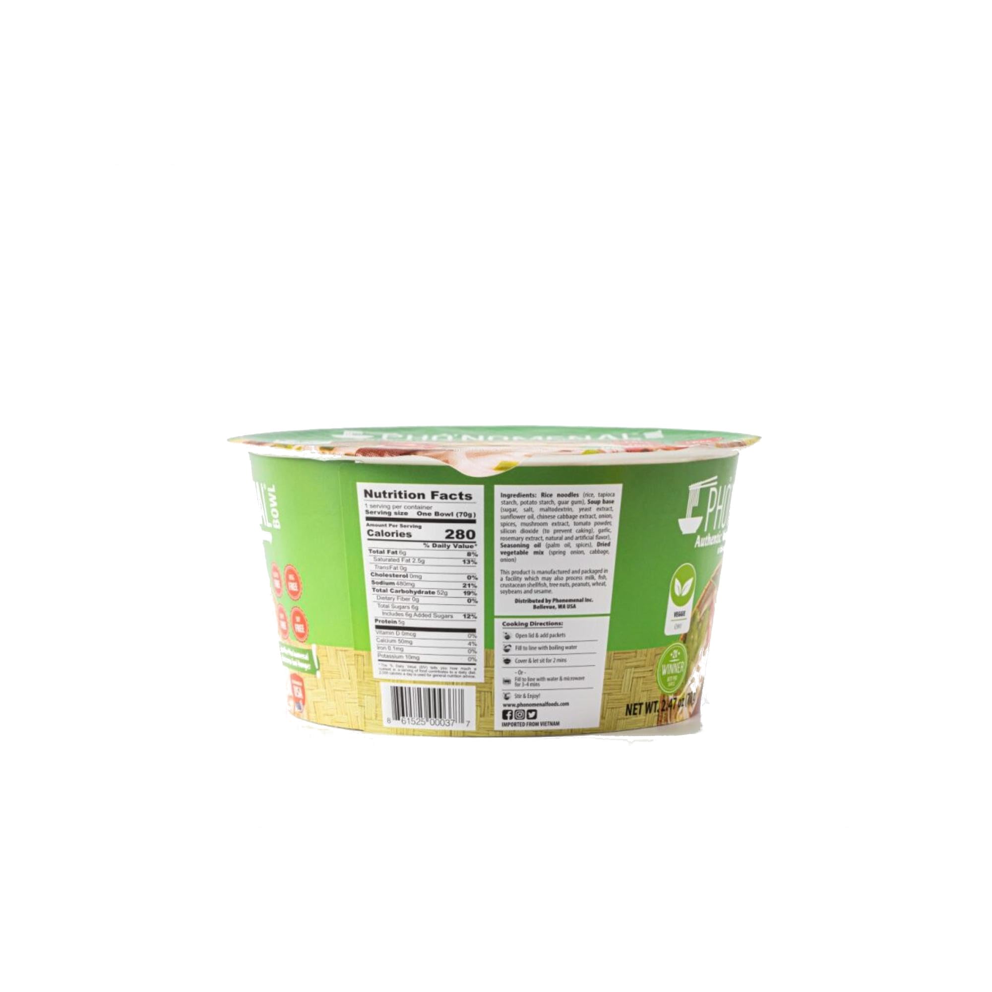 Pho'nomenal chicken bowl steaming, ideal for fast lunches.