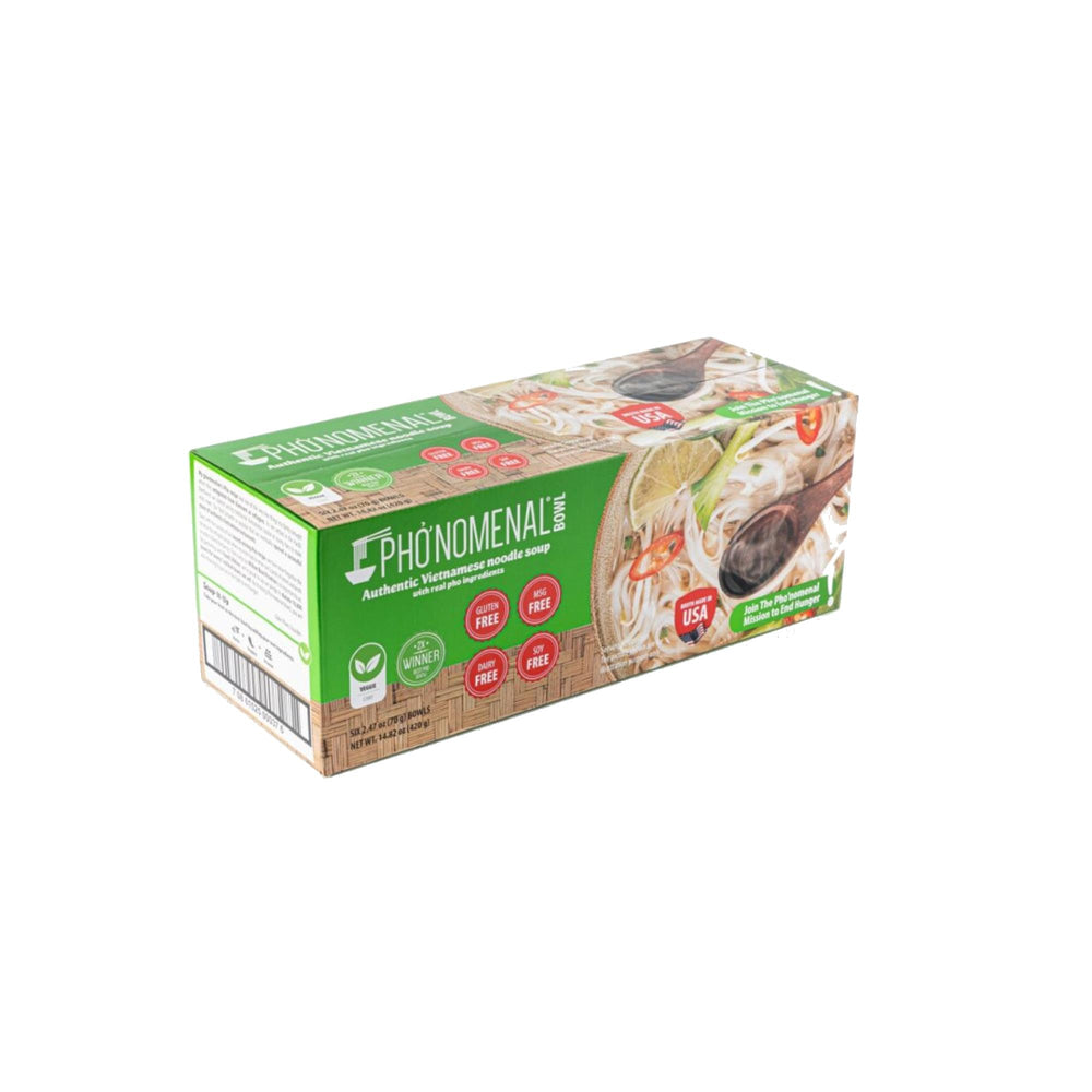 Pho'nomenal on-the-go pack, shelf-stable and ready in minutes.