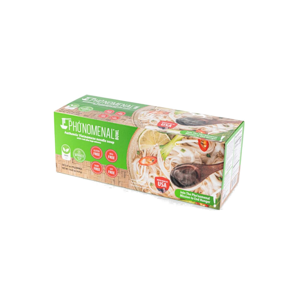 Pho'nomenal ready-to-serve cup, perfect for dorms and travel.