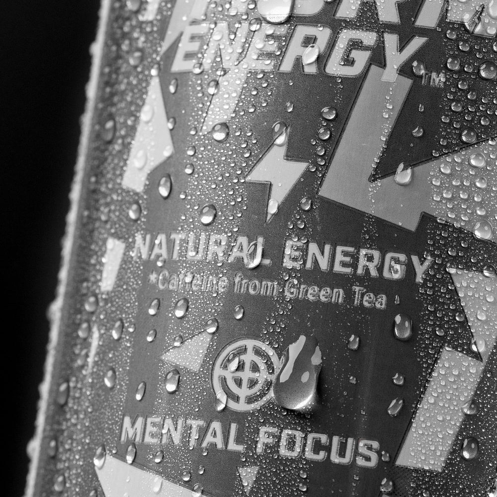 Phorm Energy can label featuring Vitamin B12 and green tea caffeine notes.