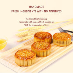 Phuumy mooncakes with durian filling showcase bold aroma for tasting.