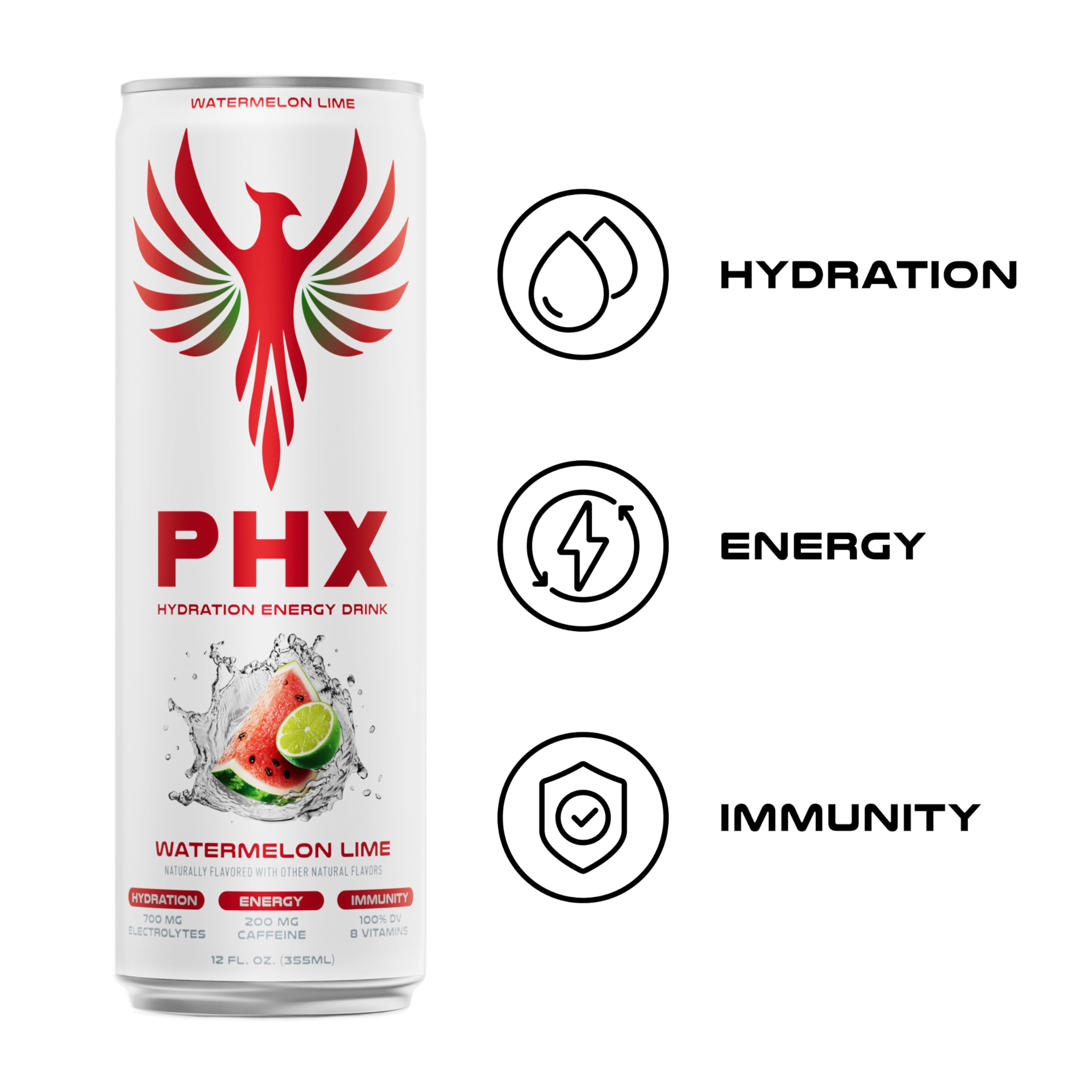 PHX 8 essential vitamins for daily nutrient support.