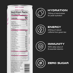 PHX Hydration Energy Drink wild berry being poured into a glass