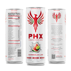 PHX green tea caffeine component delivering steady energy.