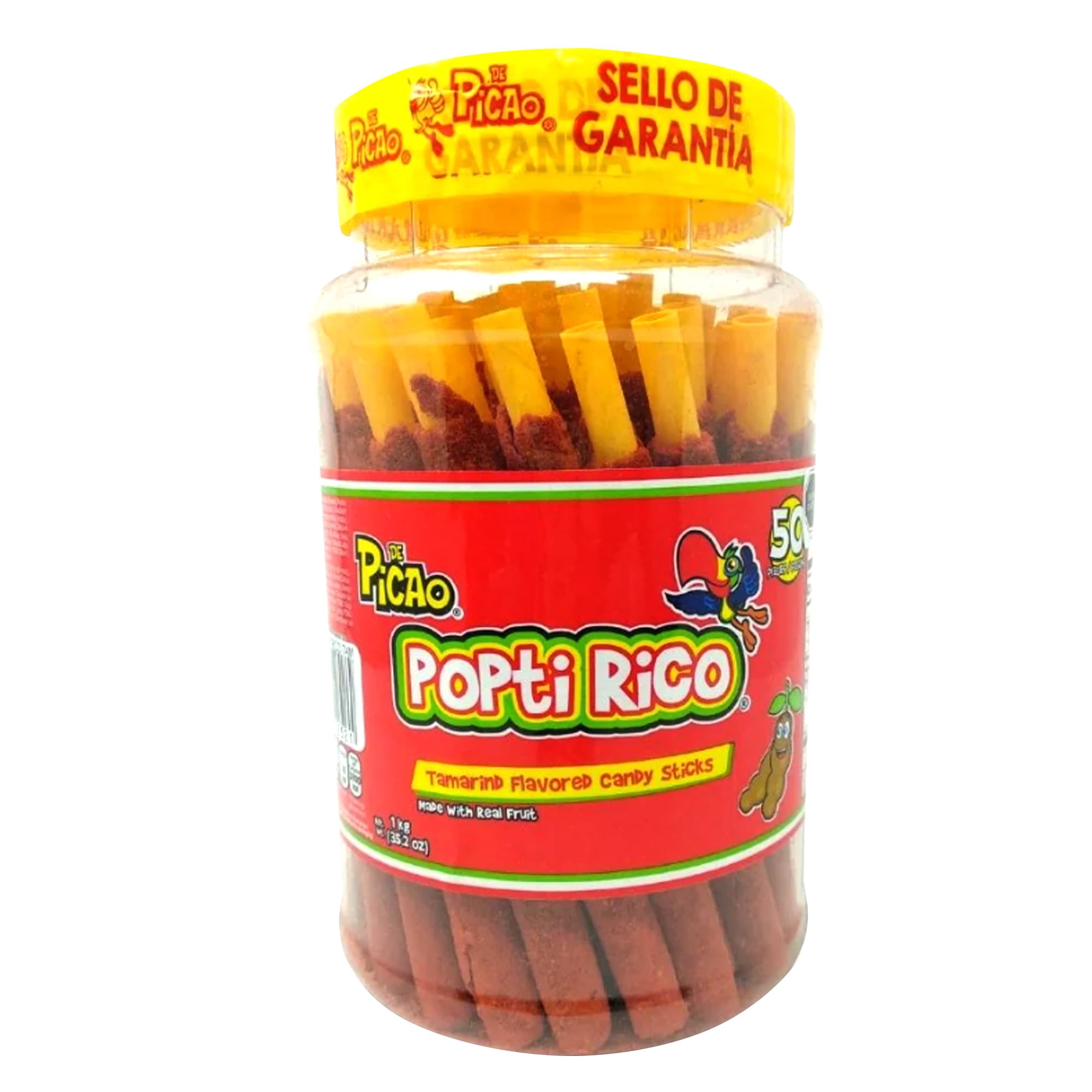 PiCAo tamarind candy sticks in a package, ready for sharing at parties.