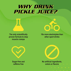 Close-up of electrolytes and ingredients in Pickle Juice Shot bottle.