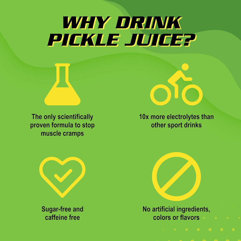 Pickle Juice Shots designed for night use and rest periods