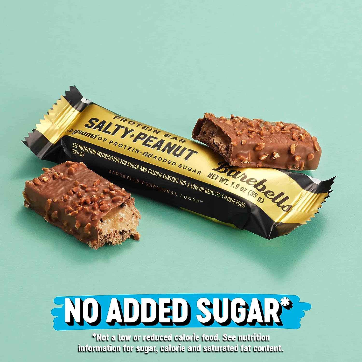 Unwrapped Barebell bar reveals convenient grab-and-go snack